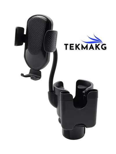 3in1 Genişleyebilir Ayaklı Araç İçi Bardak Telefon Tutucu ve Düzenleyici Organizer