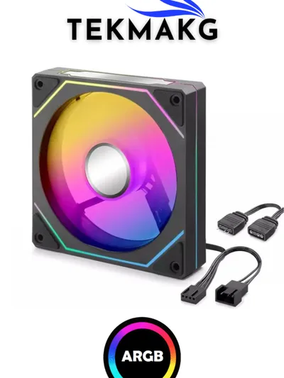 120mm ARGB Kasa Fanı | Ön Yüz ARGB + Merkez & Çift Yan Infinite Efekt