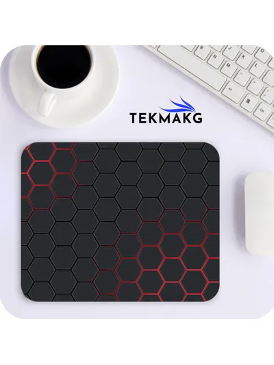 Karbon Petek Desenli Profesyonel Mouse Pad Yüksek Hassasiyetli Kaymaz Taban 30x25
