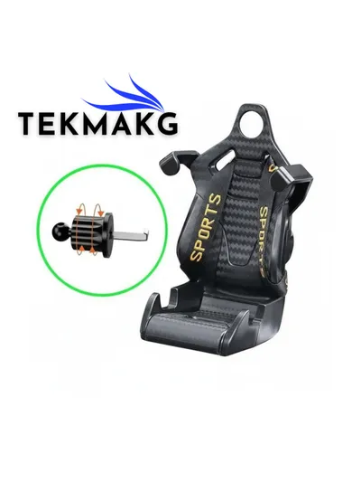 Araç Telefon Tutucu Karbon Spor Koltuk Tasarım