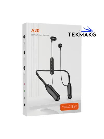 Boyun Askılı Bluetooth Kulaklık A20 – 200 Saat Pil, ENC, Type-C