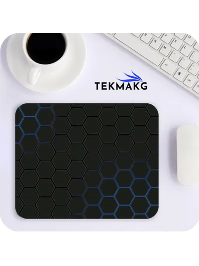 Karbon Petek Desenli Profesyonel Mouse Pad Yüksek Hassasiyetli Kaymaz Taban 30x25