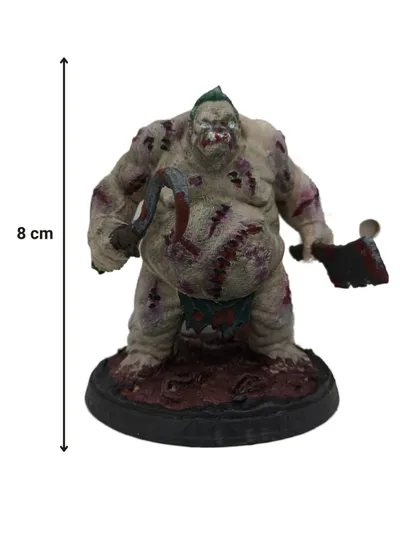 Dota 2 Pudge Figürü 3D Baskı El Boyaması Koleksiyon Biblosu 8 cm